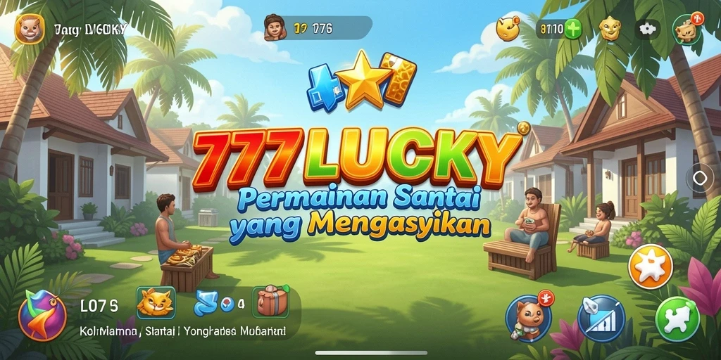 Tampilan gameplay seru dari 777LUCKY yang penuh warna.