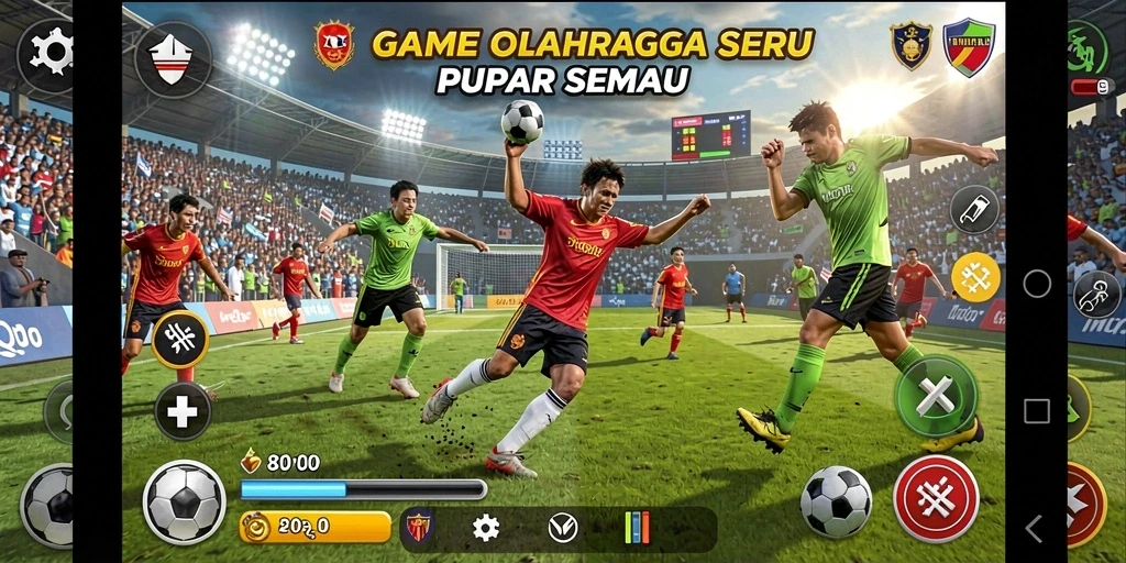 Gameplay <strong>8QR</strong> yang seru dan kompetitif dalam olahraga.