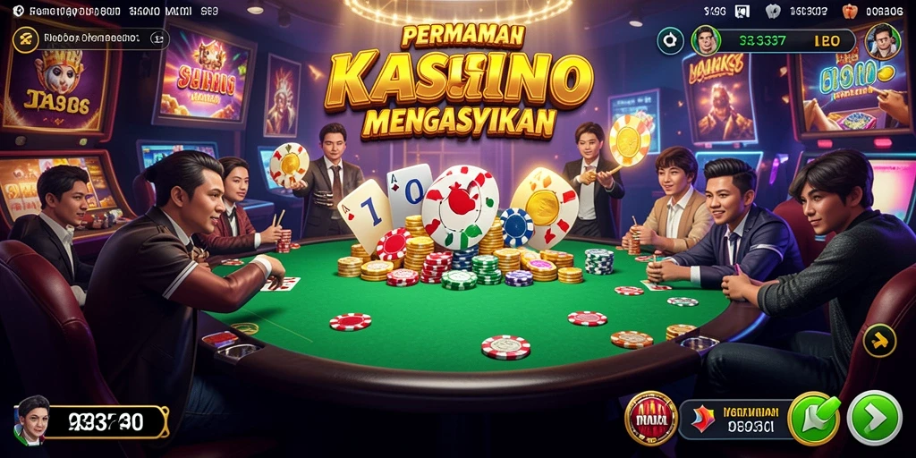 Tampilan gameplay menegangkan di aplikasi Kasino 93337.