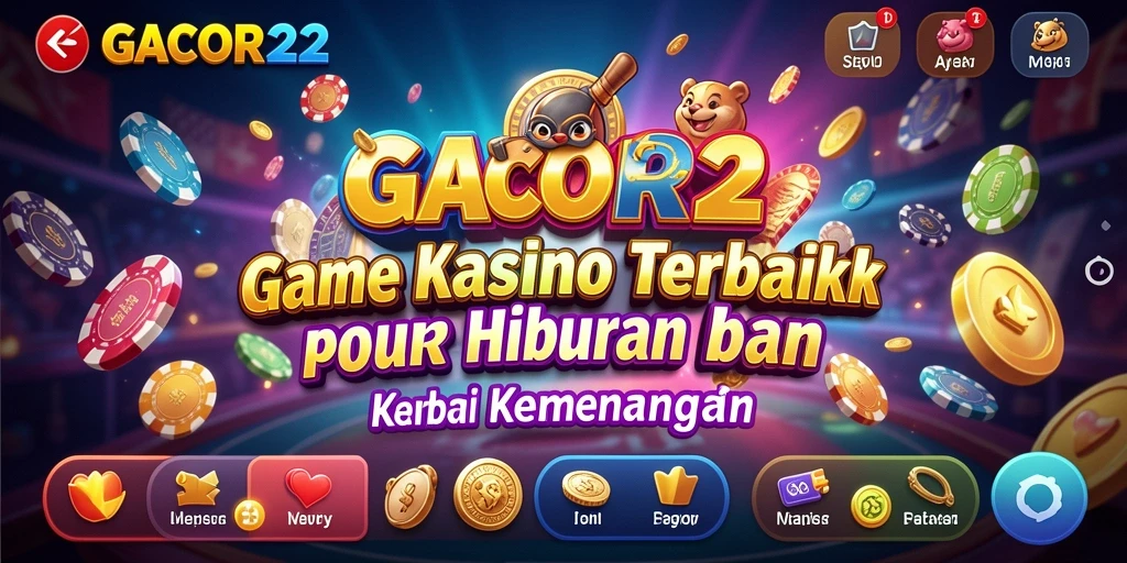Tampilan gameplay GACOR22 yang mendebarkan dan interaktif.