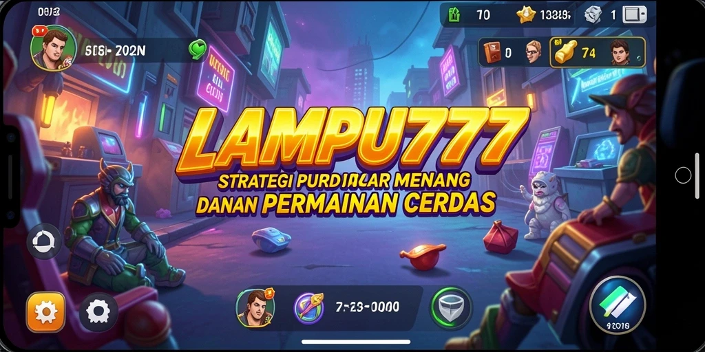 Tampilan gameplay menarik dengan strategi yang menantang di LAMPU777.