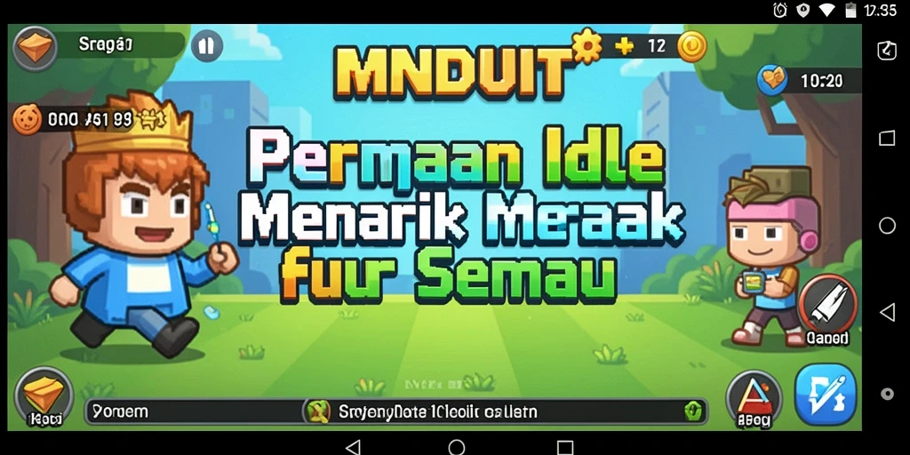 Tampilan gameplay MNDUIT yang menarik dan interaktif.