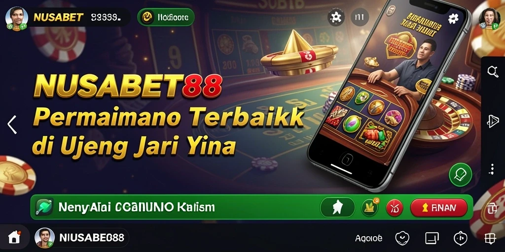 Tangkapan layar NUSABET88 menampilkan visual permainan Kasino yang menarik.