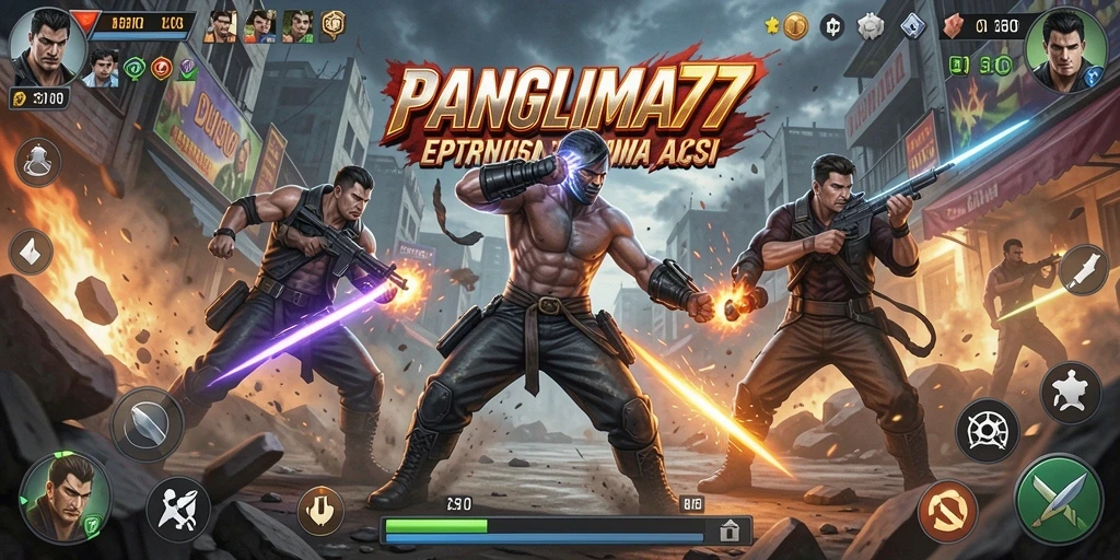 Tampilan aksi menegangkan dalam PANGLIMA77 yang memukau.