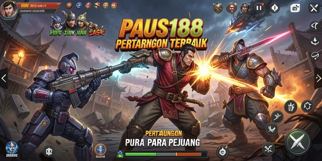 Tampilan gameplay PAUS188 yang mendebarkan dan penuh aksi.