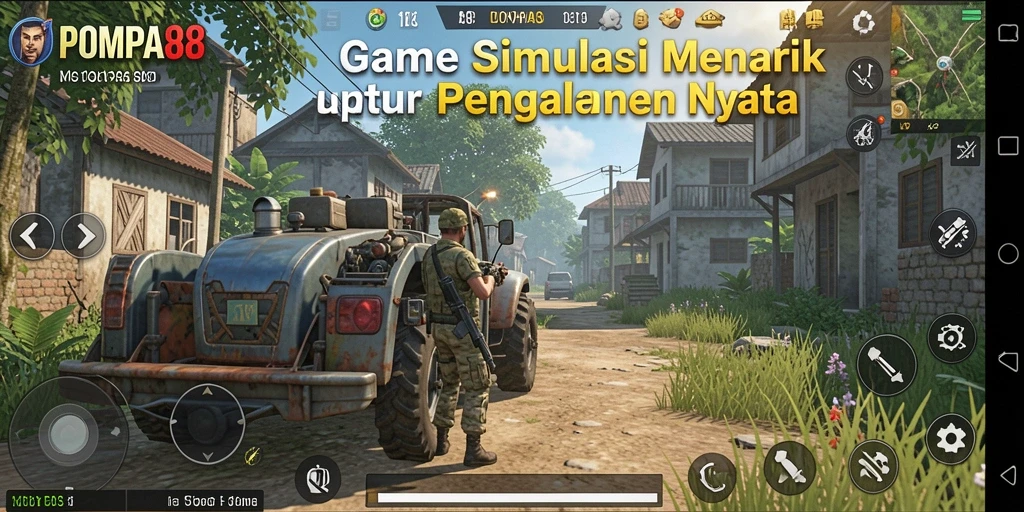 Tampilan gameplay POMPA88 yang menarik dan penuh aksi.