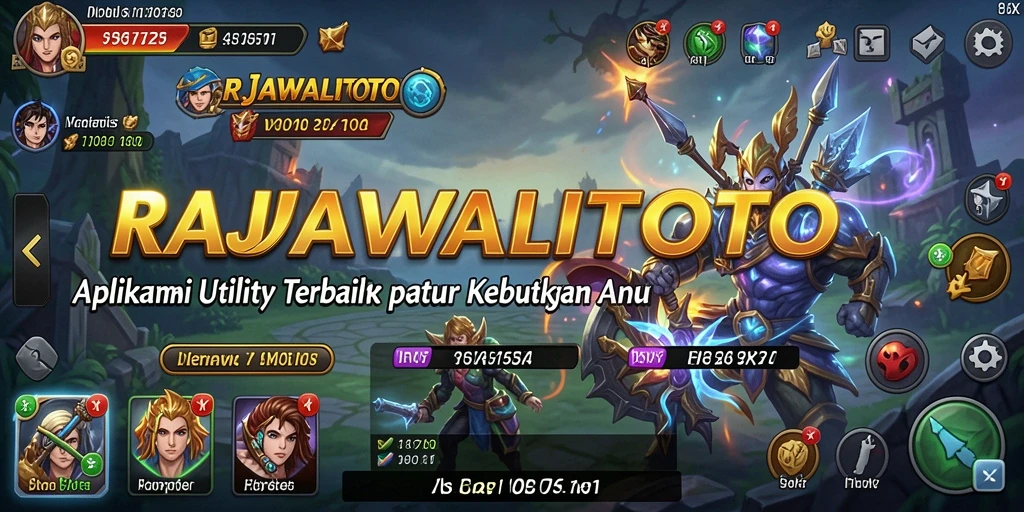 Tampilan antarmuka RAJAWALITOTO dengan fitur unggulan.