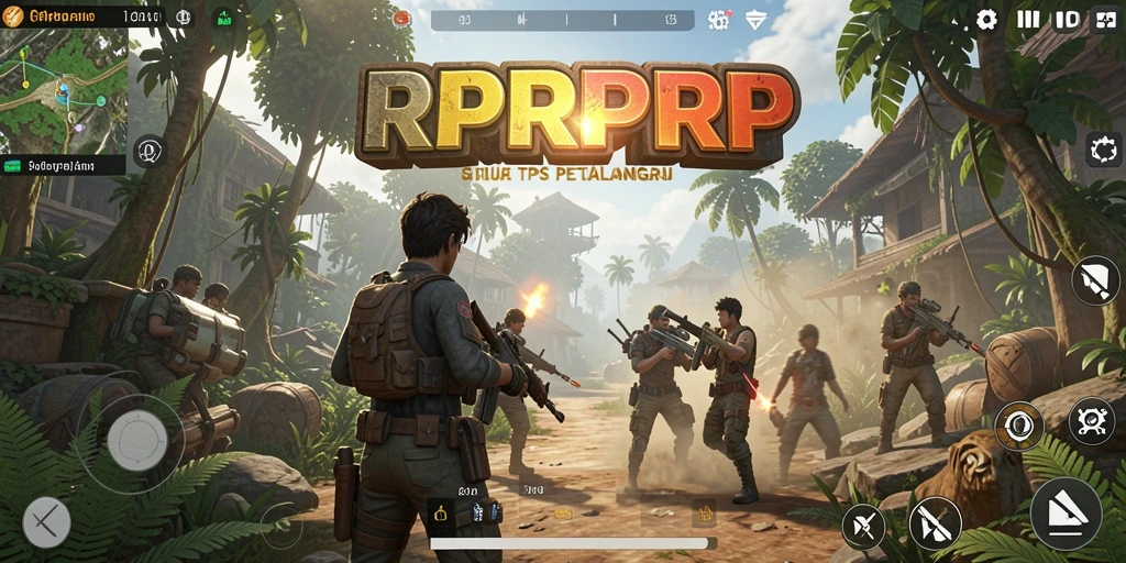Tampilan menegangkan saat gameplay TPS di RPRPRP.