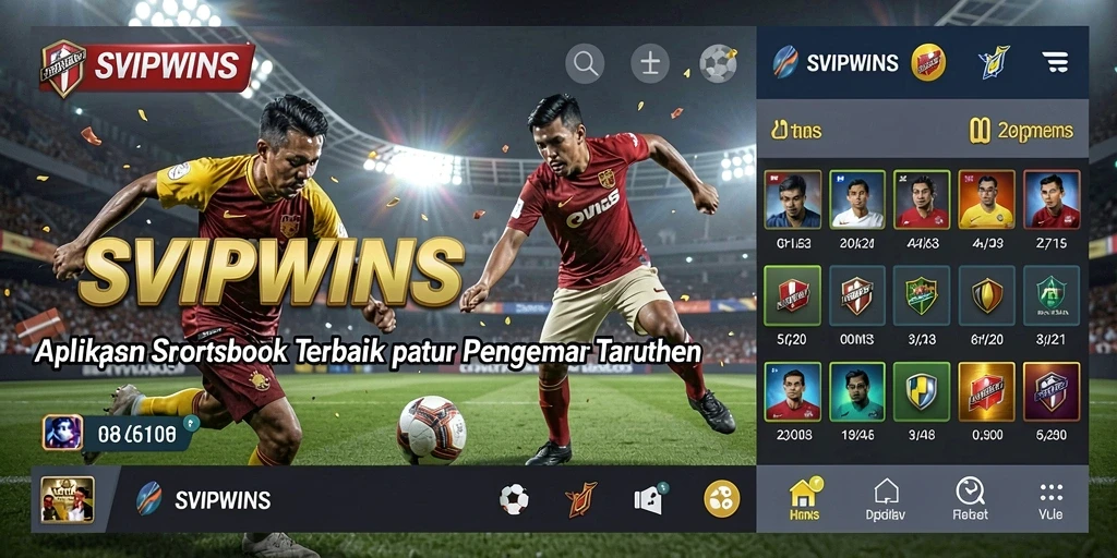 Tangkapan layar utama dari gameplay Sportsbook SVIPWINS yang mendebarkan.