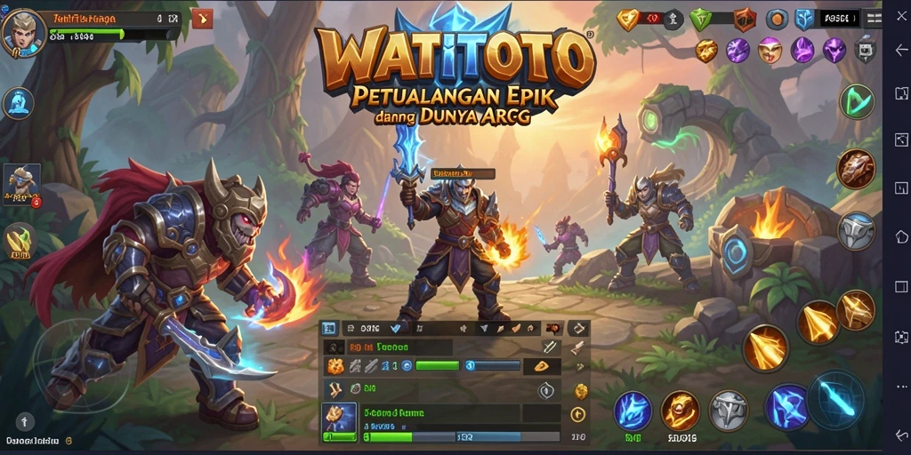 Tampilan gameplay <strong>WATITOTO</strong> yang penuh aksi dan seru.